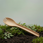 CompostEase Spork — Zero-Plastic, Bioplastic-Free (BPA/PLA/PHA Free) | 50-Piece Bulk Pack