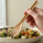 CompostEase Fork — Zero-Plastic, Bioplastic-Free (BPA/PLA/PHA Free) | 50-Piece Bulk Pack