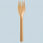 CompostEase Fork — Zero-Plastic, Bioplastic-Free (BPA/PLA/PHA Free) | 50-Piece Bulk Pack