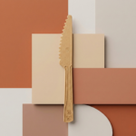CompostEase Knife — Zero-Plastic, Bioplastic-Free (BPA/PLA/PHA Free) | 50-Piece Bulk Pack
