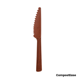 CompostEase Knife — Zero-Plastic, Bioplastic-Free (BPA/PLA/PHA Free) | 70-Piece Bulk Pack